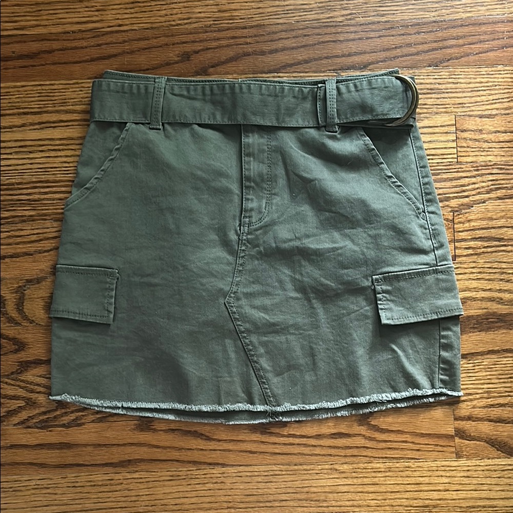 Mudd Olive Green Stretch Skirt